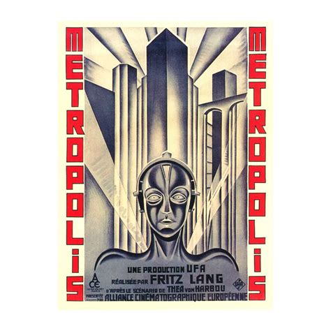 Metropolis Art Deco Film Print By I Love Retro