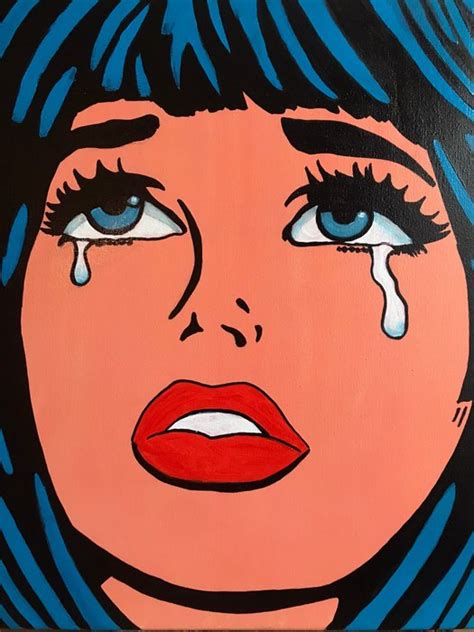 Matylda Pop Art Girl Crying Girl Catawiki