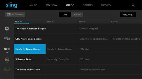 Sling Tvs Grid Guide Arrives On The Airtv Including Support For Locals