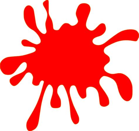 Splash Red Clip Art At Vector Clip Art Online Royalty Free
