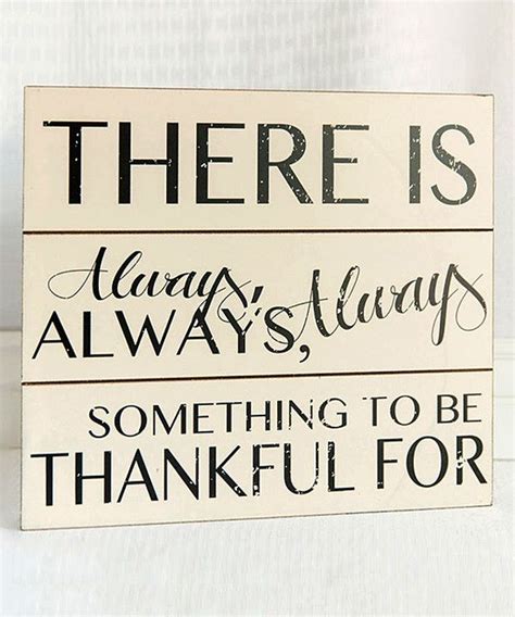 Look At This Wood Always Something Grateful Block Sign On Zulily