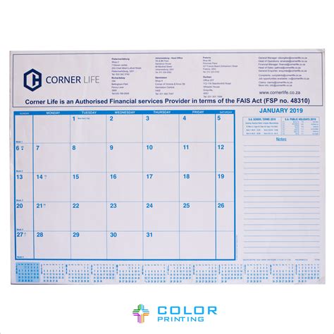 2021 A2 12page Desk Pads Planner Calendars Printing Companies In