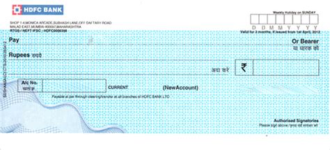 A banker's cheque similar to a banker's draft is guaranteed by the bank. Hdfc Bank Cheque Background / Coronavirus Lockdown Sbi ...