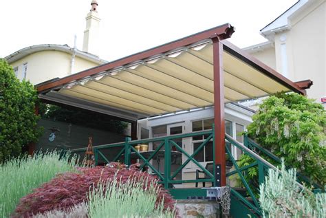 The canopy is great in the rain as we've had some big downpours. Retractable Canopy/Pergola Systems - Downer International
