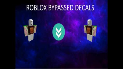 Roblox Bypassed Decals 2020 2 Rare Youtube