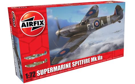 Airfix A02102 Supermarine Spitfire Mkva 172 Scale Model Kit Hpm