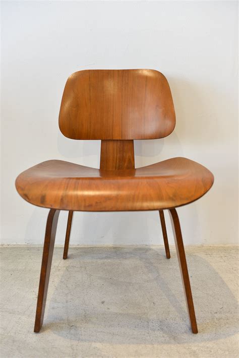 Vintage Eames Dcw Plywood Chair Authentic Mid Century Modern