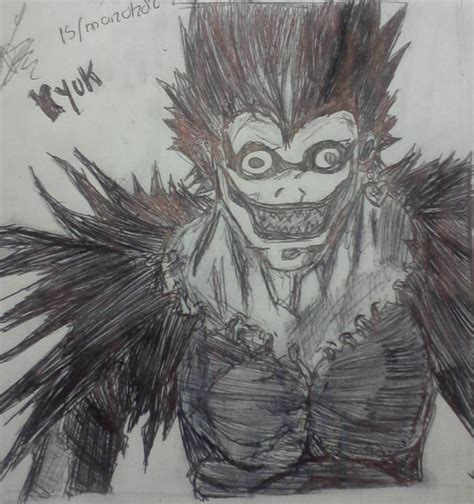 Ryuk Death Note By Linkzaurousraw On Deviantart