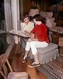 Bette Davis ~ (1908 – 1989) with her daughter, Margot Merrill ~ (b.1950 ...