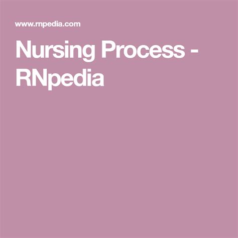 The current paper discusses the concept of relational tables and dwells on the conceptual development of a database. Nursing Process | Nursing process, Nurse, Nursing notes