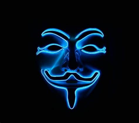 Neon Anonymous Wallpapers Wallpaper Cave