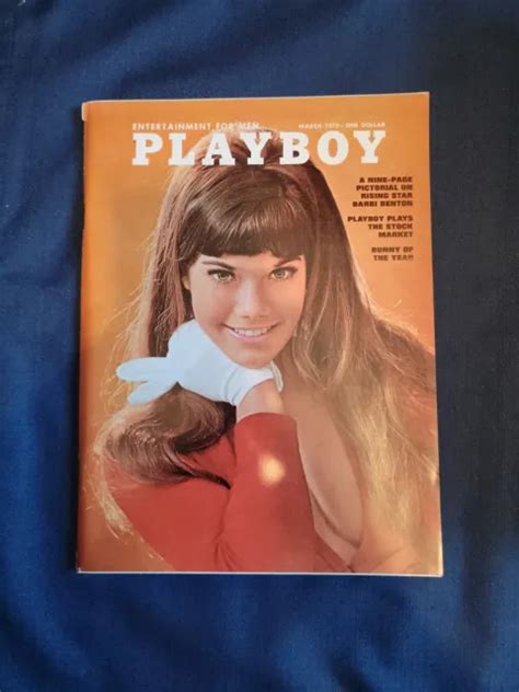 Vintage Playboy Magazine March See Pics Picclick
