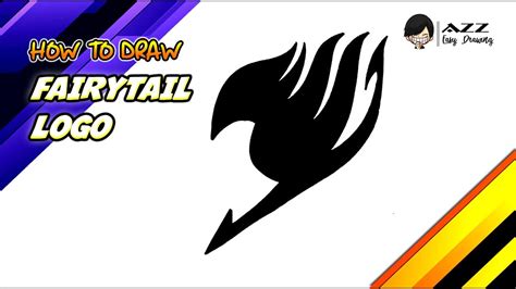 How To Draw Fairy Tail Logo Step By Step Youtube
