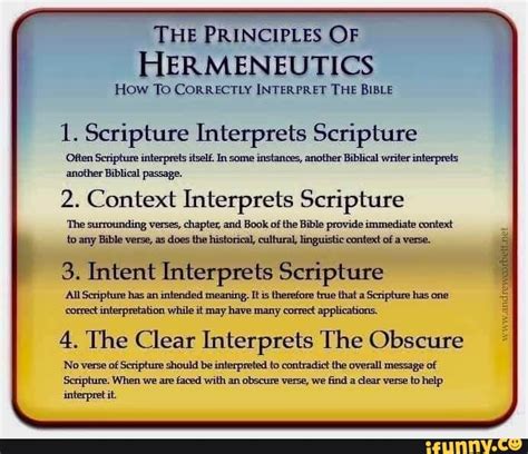 The Principles Of Hermeneutics How To Correctly Interpret The Bible 1