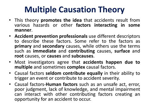 Theories Of Accident Causation Youtube A7a