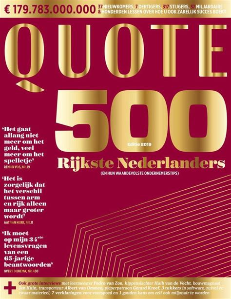 Quote 500 Hearst Magazines Netherlands 8715257334670 Boeken