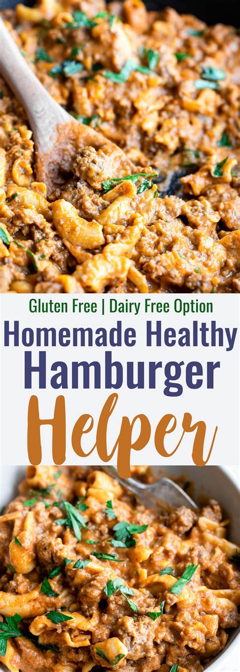 Gluten Free Homemade Healthy Hamburger Helper - A quick ...