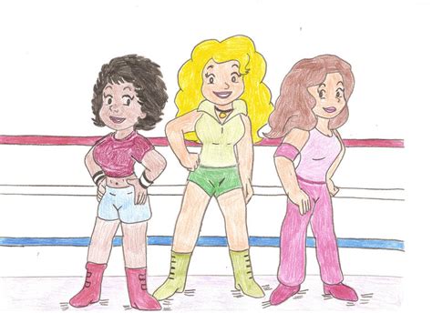 The Teen Wrestling Angels By Jose Ramiro On Deviantart