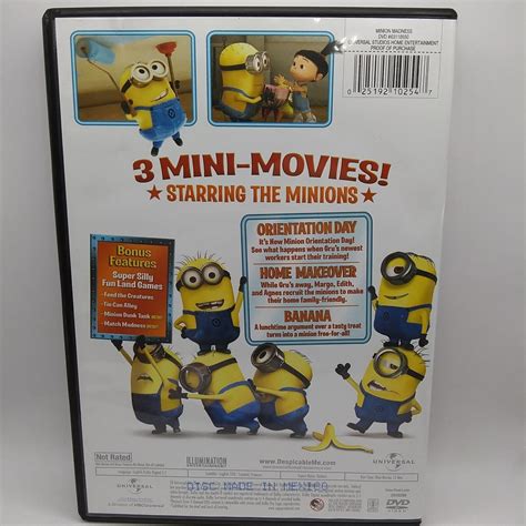 Despicable Me Presents Minion Madness Dvd 2012 756 25192091056 Ebay