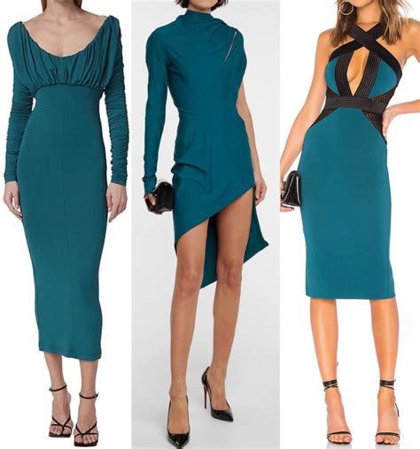 What Color Shoes To Wear With A Teal Dress 8 Teal Dress Outfit Ideas