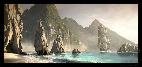 Assassins Creed IV Black Flag Concept Art By Raphael Lacoste Concept