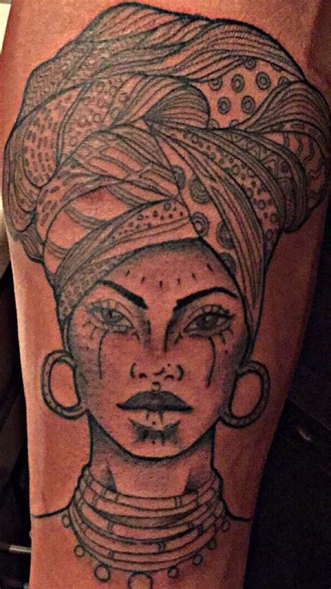 Black Queen tattoo | African queen tattoo, African tattoo, African