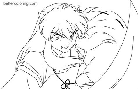 Inuyasha Coloring Pages By Saicross Free Printable