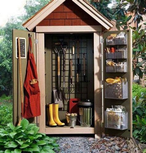 Stunning Ideas For A Small Garden Shed With Double Doors