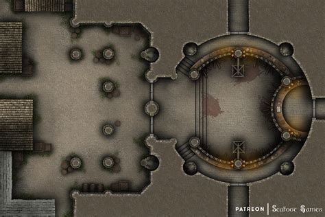 Battlemap X X Px Arena Building Oc Back Street Arena R Fantasymaps