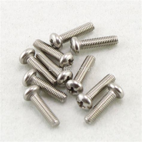 10pcs Metric M345mm Stainless Steel Cross Recessed Pan Head Screws Fasteners In Bolts From Home