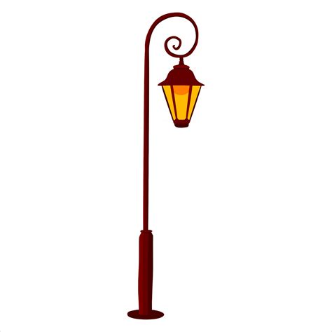 Street Light Lighting For City Park Cartoon Style 2937050 Vector