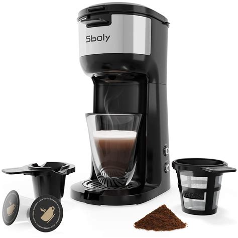 The black+decker cm0700bz isn't fancy, but it works well, has an impressive reusable filter, and is quite affordable. Sboly + Single Serve Coffee Maker for K-Cups & Ground Coffee