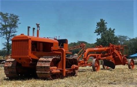 1935 Allis Chalmers L Crawler Tractor And Grader Chalmers Tractors