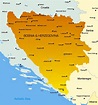 Karten von Bosnien und Herzegovina | Karten von Bosnien und Herzegovina ...