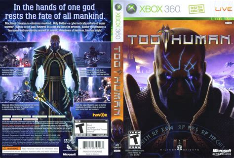 Games Covers Too Human Xbox 360