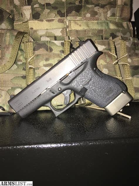 Armslist For Saletrade Glock 43 With 2 Magstaran Tactical Base And