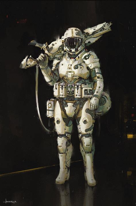 Григорий Власенко B A D Astronaut suit Science fiction art