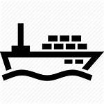 Container Icon Ship Cargo Boat Outline 512px
