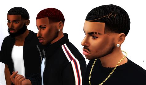 Deep Waves | Sims 4 hair male, Sims 4 black hair, Sims hair