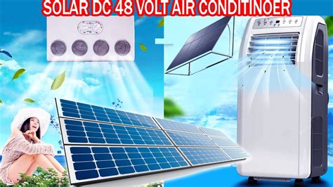 Dc 48v Off Grid 100 Solar Portable Air Conditioner 48v Dc Compressor
