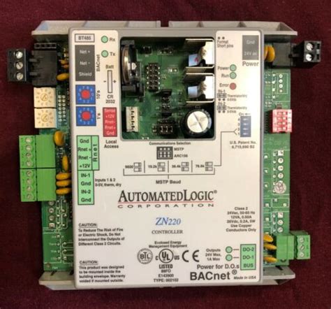Automated Logic Zn220 Bacnet Programmable Controller Ebay