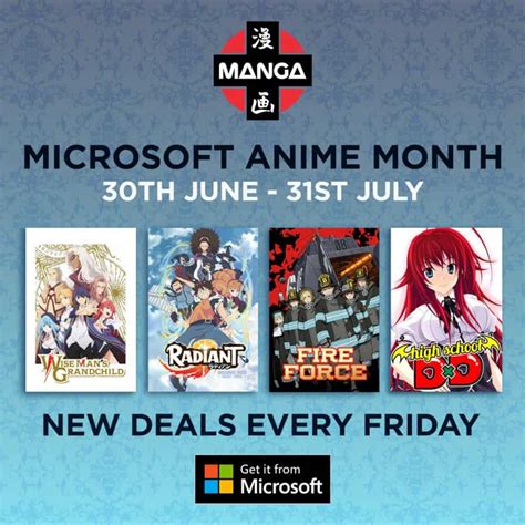 Manga Uk Microsoft Anime Month Withguitars