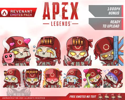 Revenant Apex Legends Emotes Revenant Apex Legends Chibi Etsy Singapore