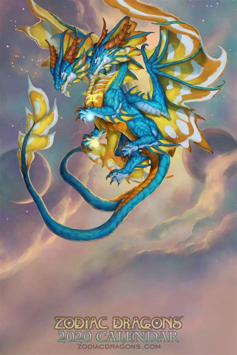 2020 Zodiac Dragon Gemini An Art By Sixthleafclover Sixthleafclover