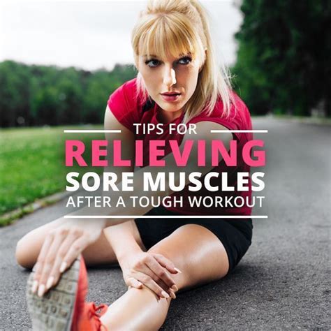 Tips For Relieving Sore Muscles After A Tough Workout Workouts Soremuscles Fitnesstips Sore