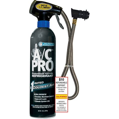 Ac Pro Ultra Synthetic Ac Recharge R 134a Kit 20 Oz Ca Only