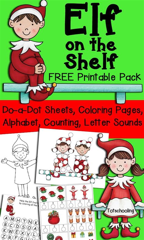 Free Elf On The Shelf Printable Pack
