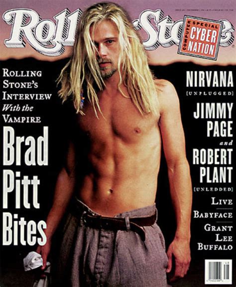 Rs 696 Rolling Stone Cover Brad Pitt Rolling Stones Hottest Covers