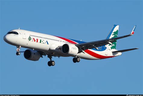 T7 Me8 Mea Middle East Airlines Airbus A321 271nx Photo By Michael
