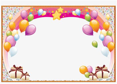 Dreamstime is the world`s largest stock photography community. Birthday Png Frame Clipart Birthday Picture Frames - Happy ...